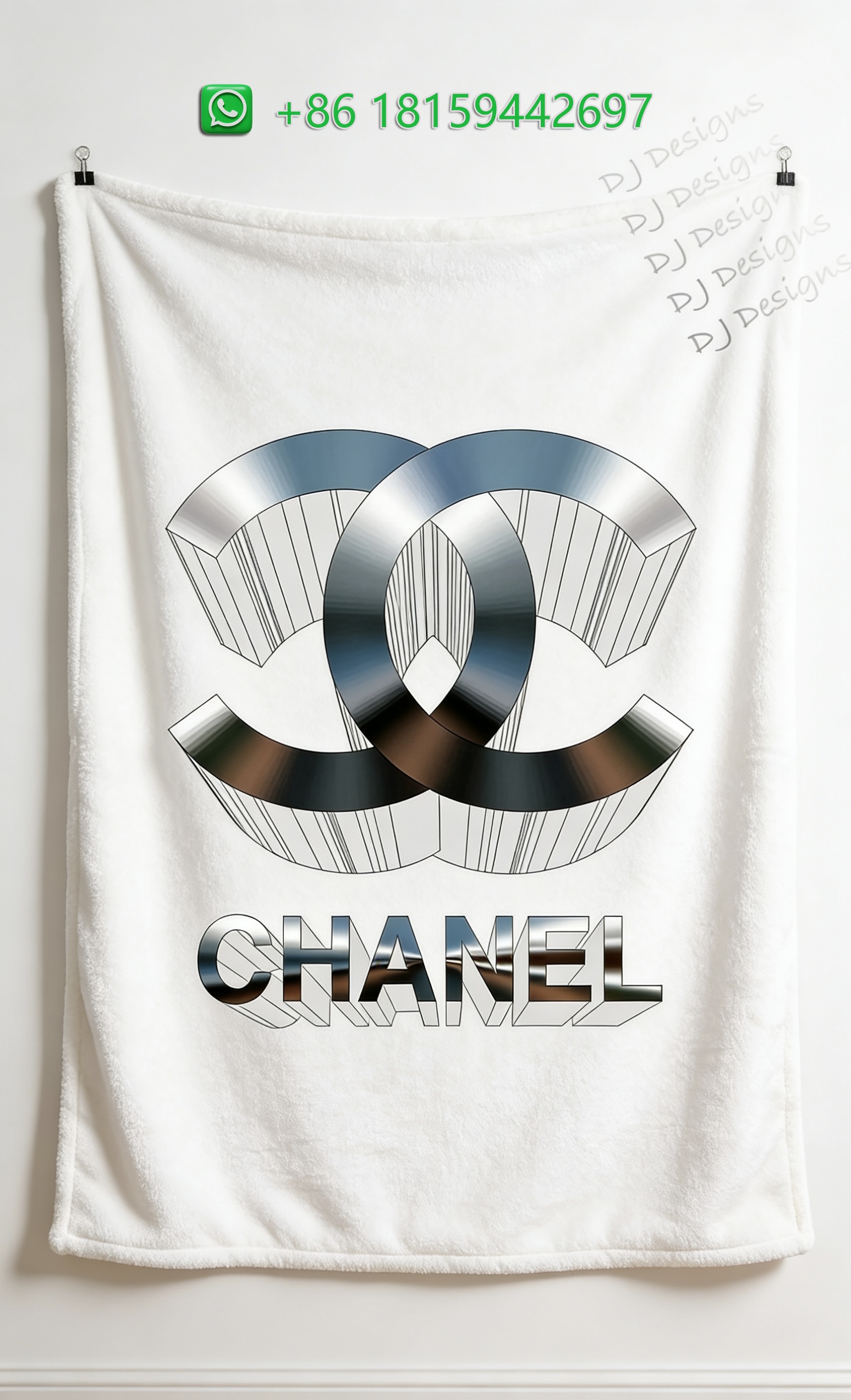 Chanel Throw Blankets